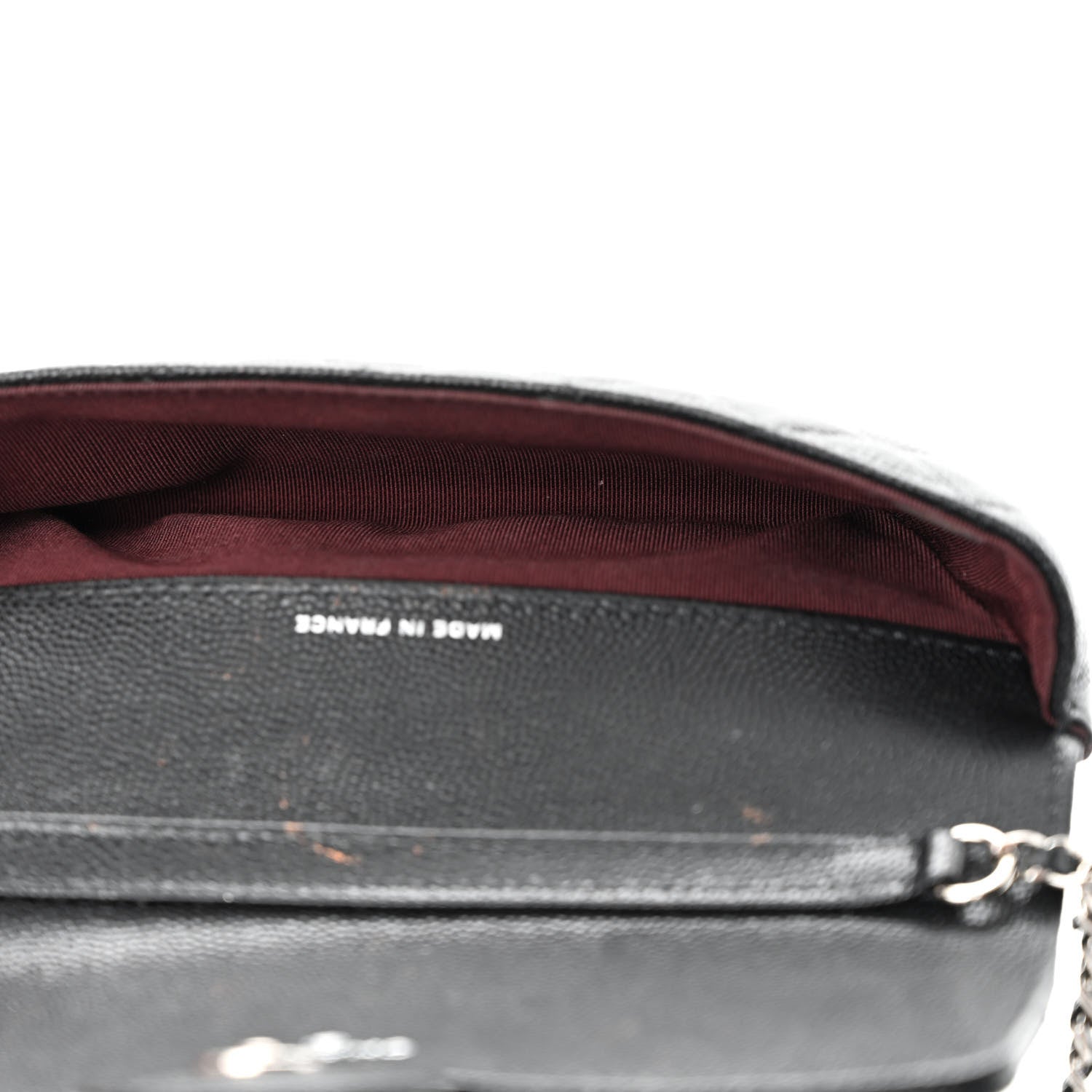 Chanel Caviar Quilted Glasses Case With Chain Black 5 of 12