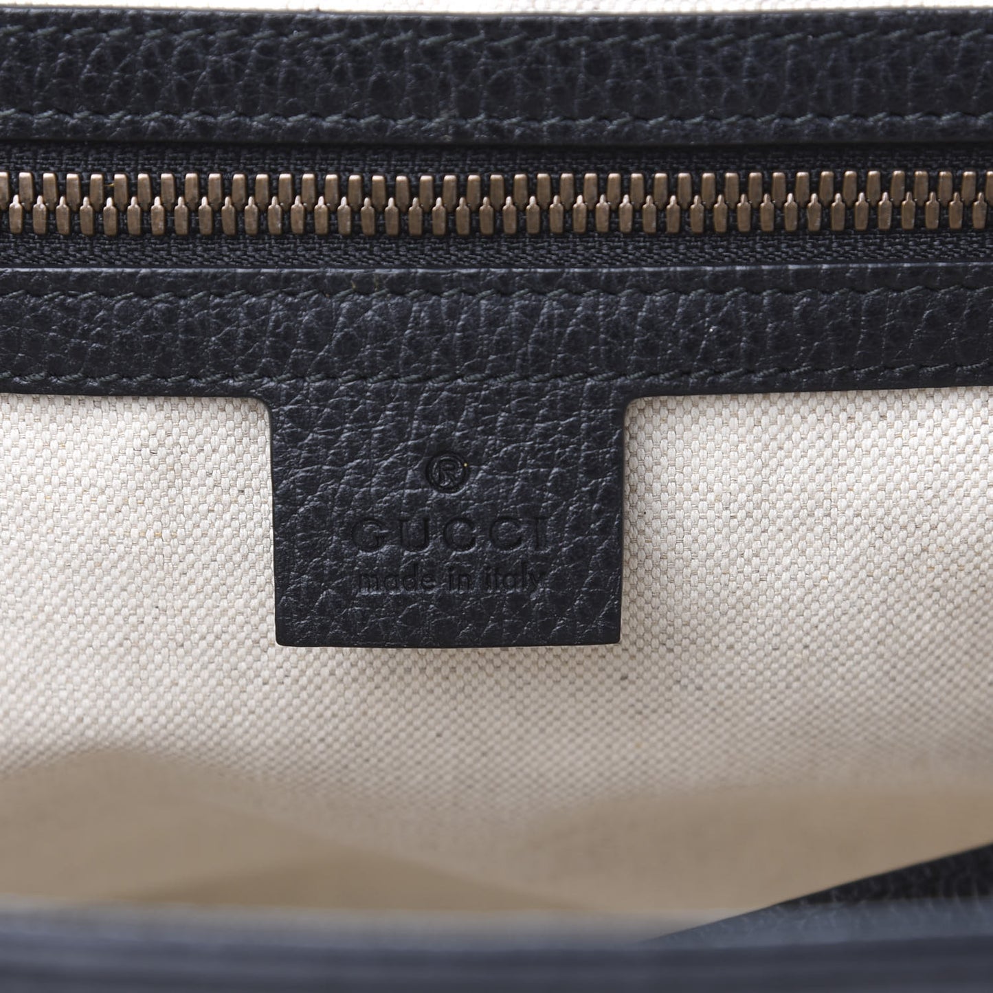 Calfskin GG Marmont Messenger Bag Black