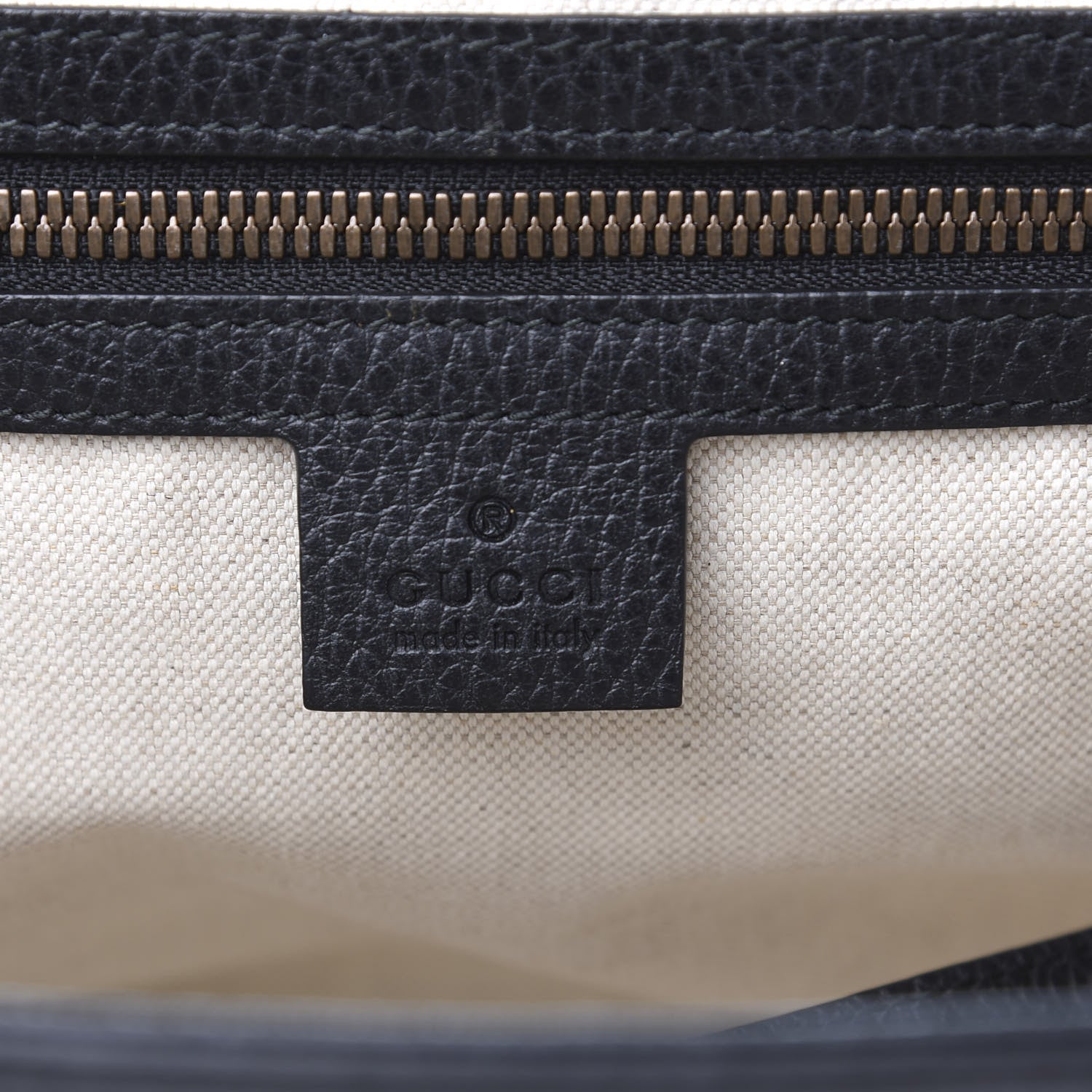 Gucci Calfskin GG Marmont Messenger Bag Black 6 of 10