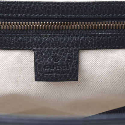 Gucci Calfskin GG Marmont Messenger Bag Black 6 of 10