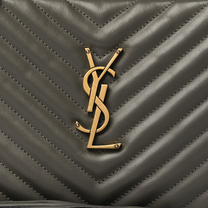 Saint Laurent Calfskin Matelasse Monogram Lou Camera Bag Military Olive 8 of 10