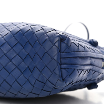 Bottega Veneta Nappa Intrecciato Nodini Crossbody Messenger Blue 11 of 13