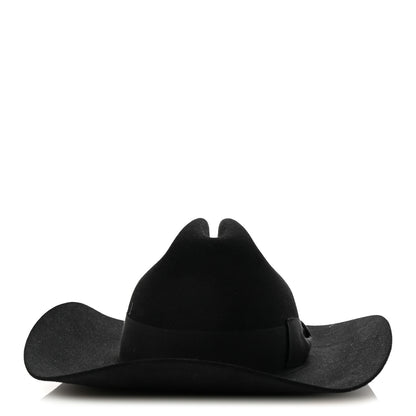 Gucci Felt Dallas Wide Brim Hat S Black 5 of 8