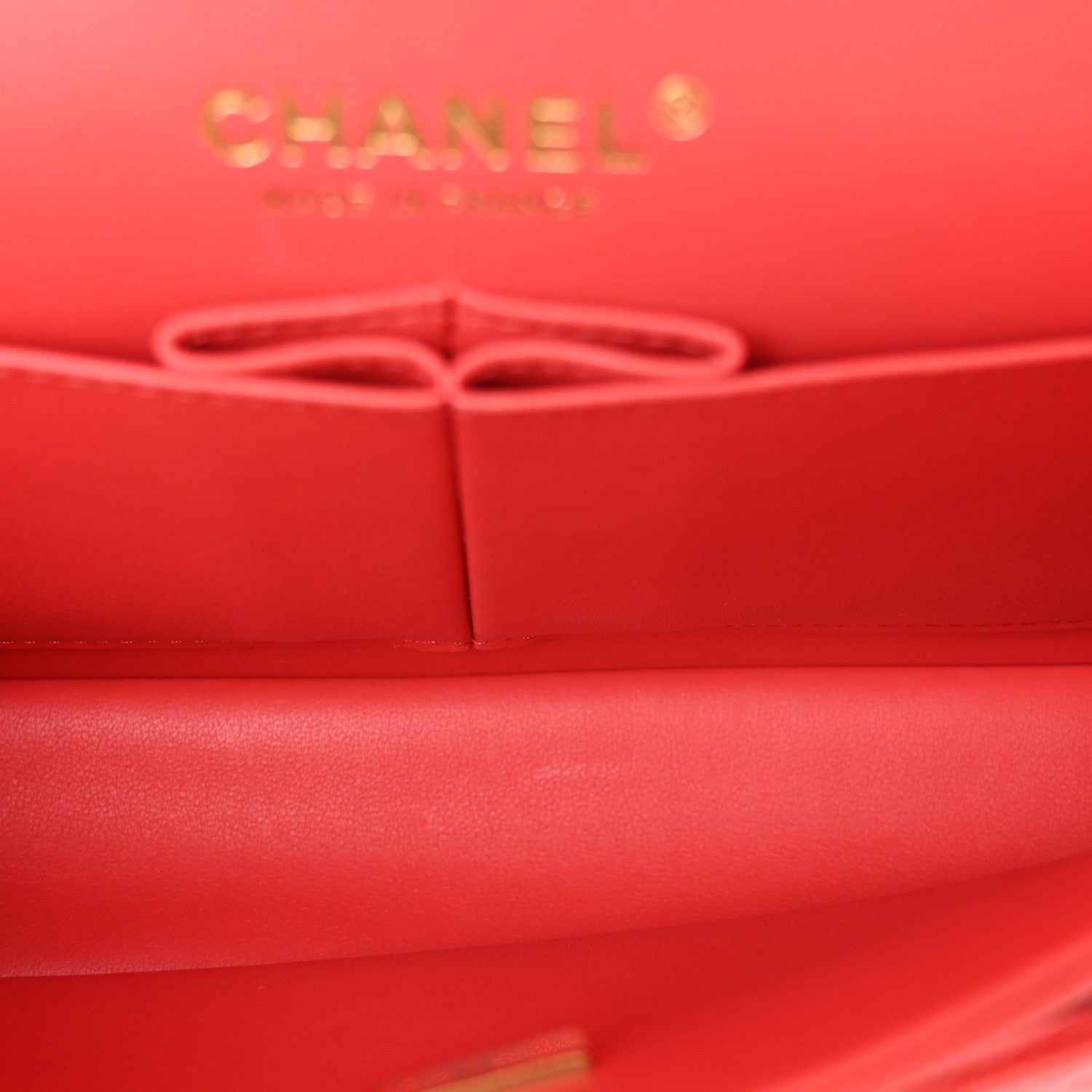 Chanel Caviar Quilted Small Double Flap Red Red 5 of 10
