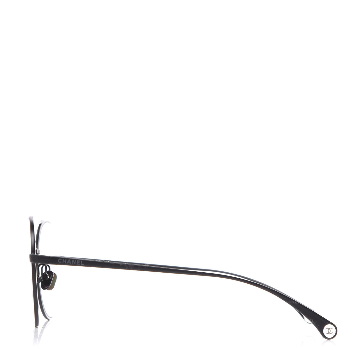 Chanel Metal Pilot Sunglasses 4260 Black 3 of 10