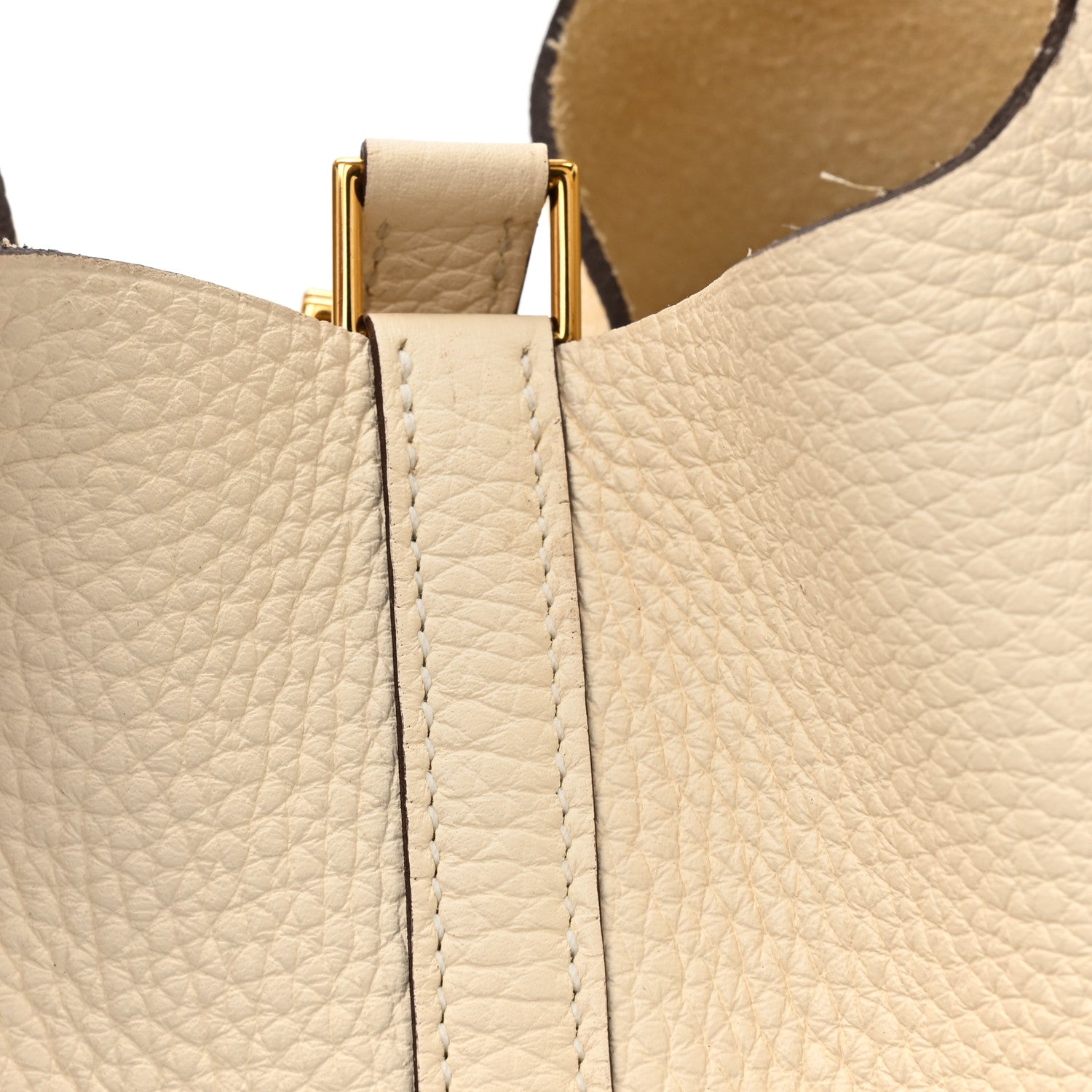 Hermes Taurillon Clemence Picotin Lock 22 MM Nata 12 of 12