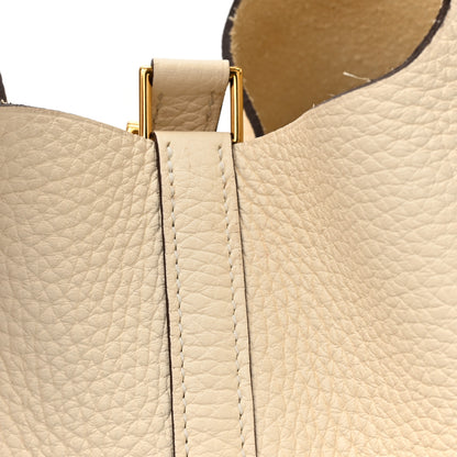 Hermes Taurillon Clemence Picotin Lock 22 MM Nata 12 of 12