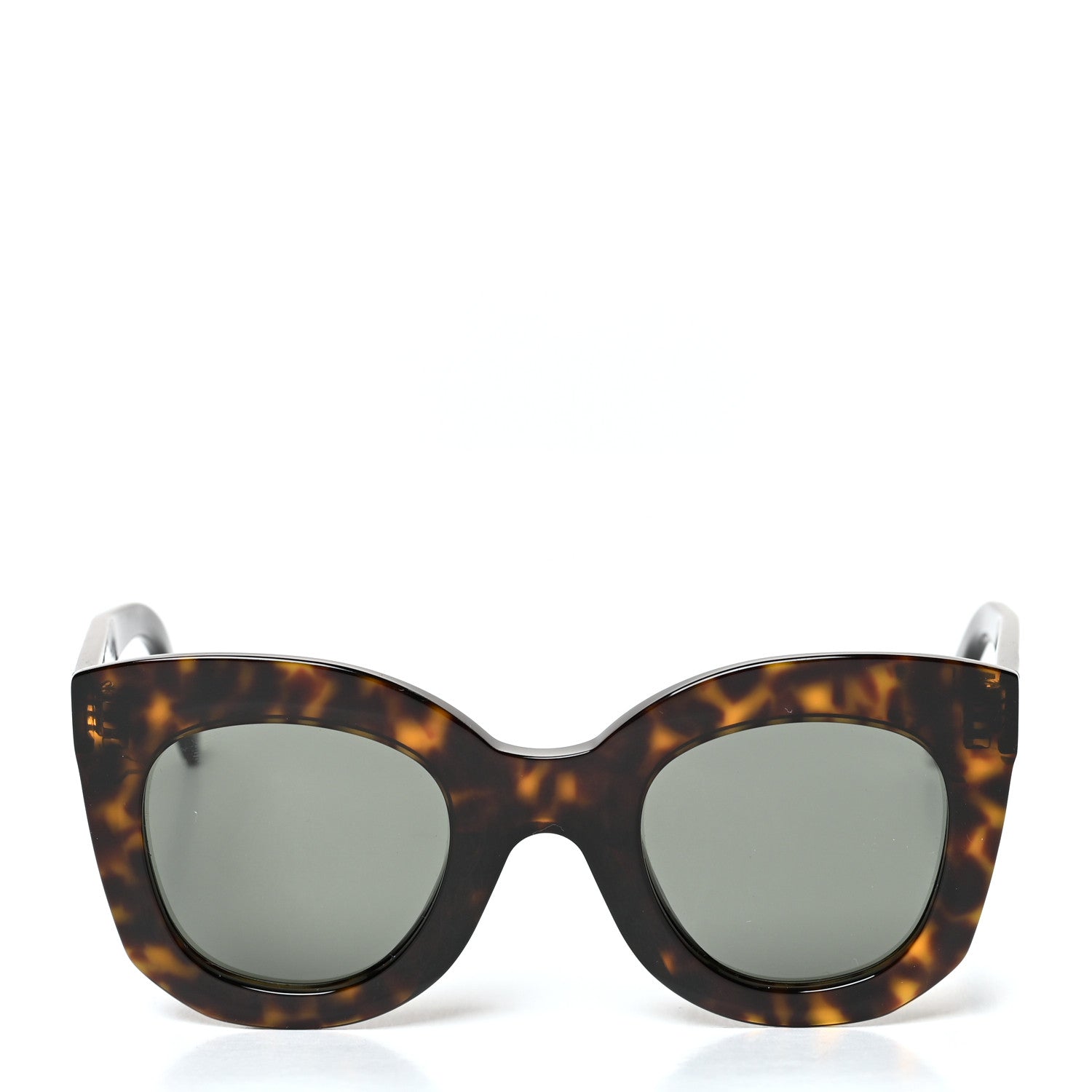 Celine Acetate Butterfly Sunglasses CL4005IN Dark Havana 2 of 7