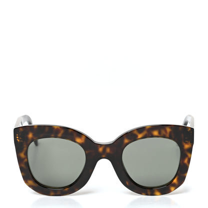 Celine Acetate Butterfly Sunglasses CL4005IN Dark Havana 2 of 7