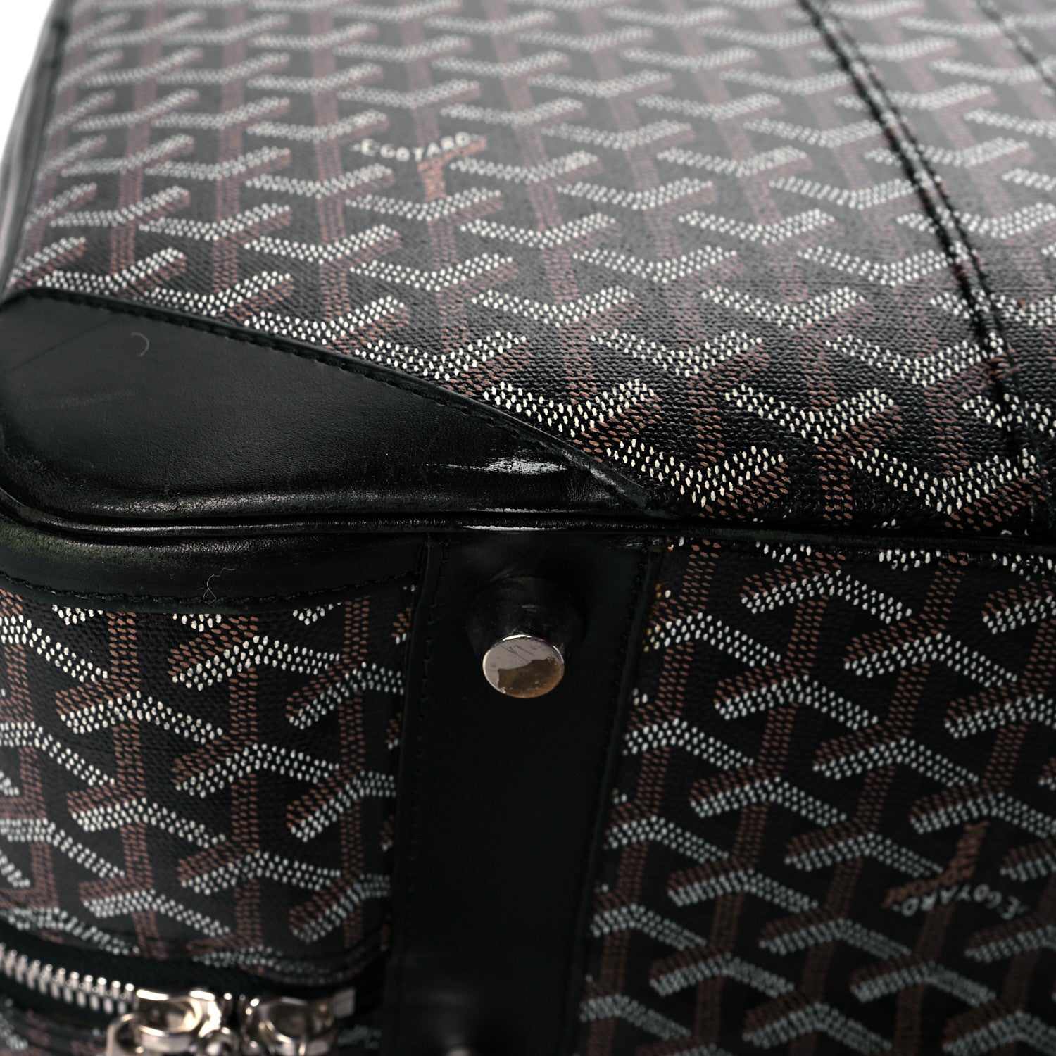 Goyard Goyardine Majordome 50 Soft Suitcase Black 11 of 11