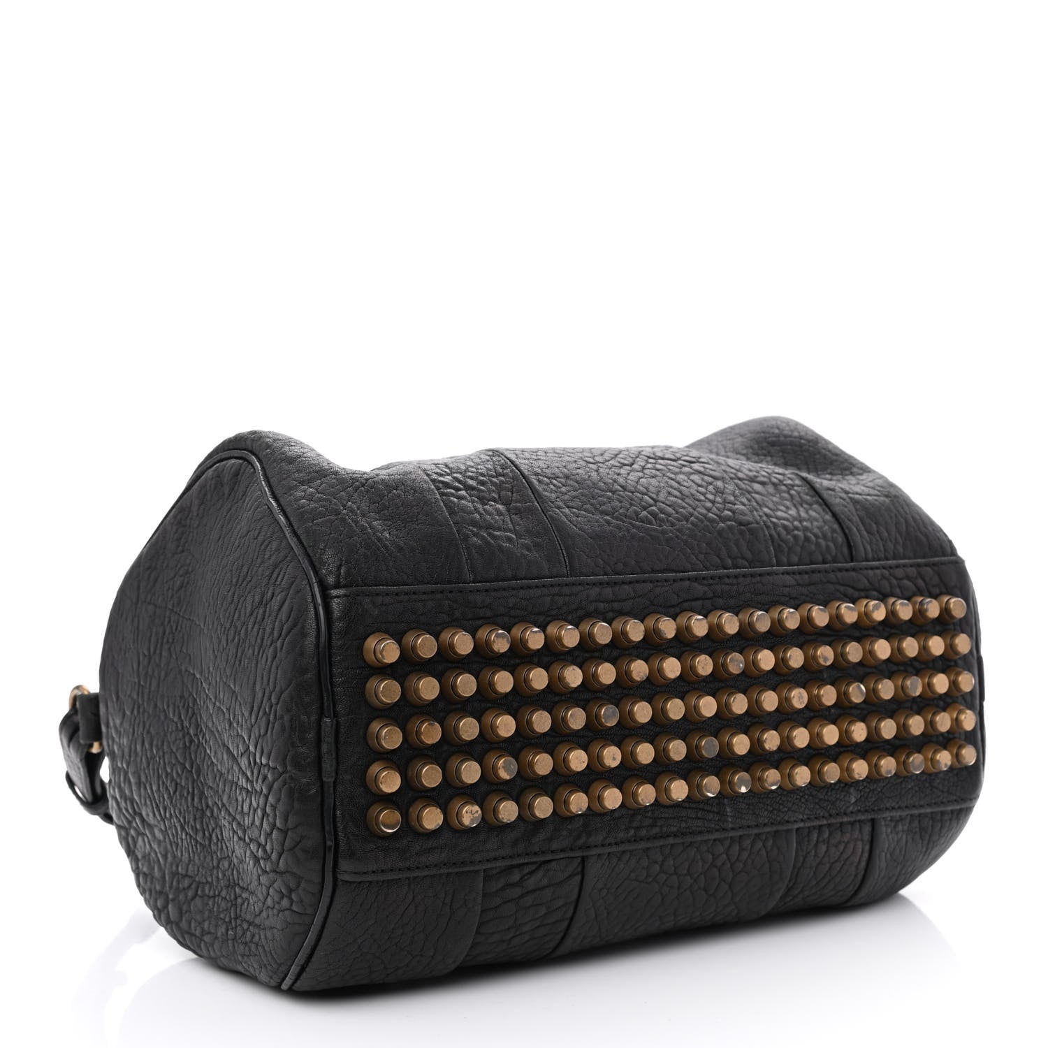Alexander Wang Pebbled Lambskin Rockie Black Antique Brass Hardware 4 of 9