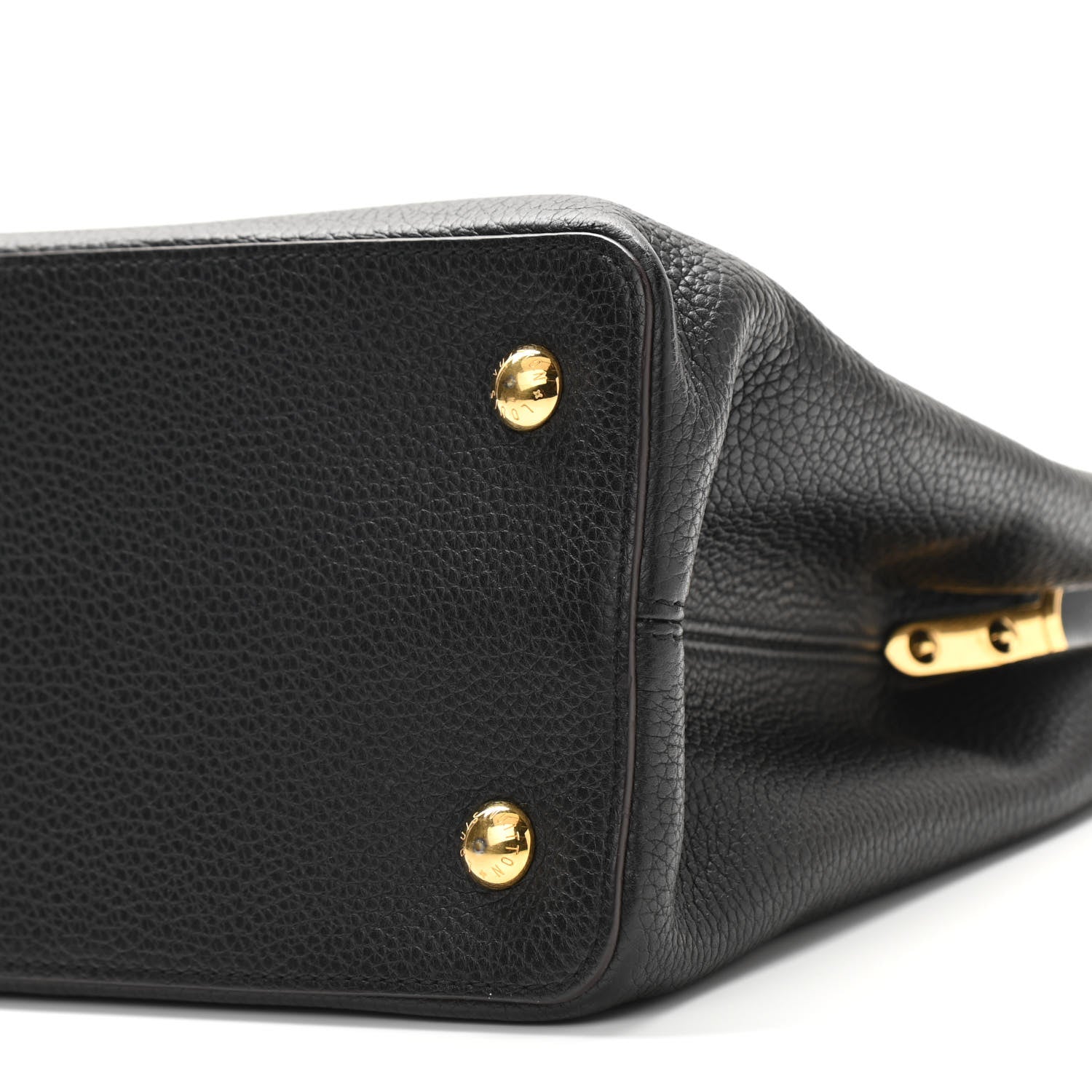 Louis Vuitton Taurillon Capucines MM Cobalt Fuchsia 9 of 11