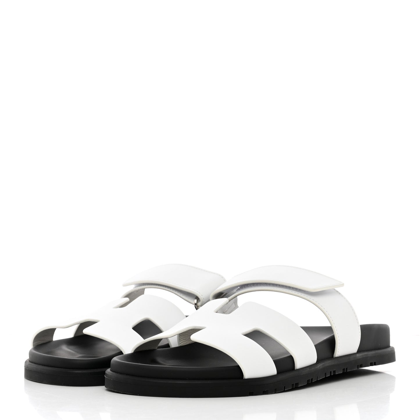 Calfskin Womens Chypre Sandals 39 White