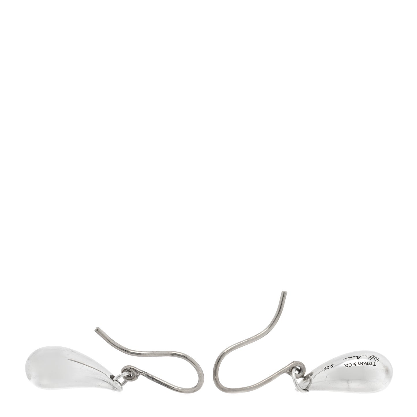 Sterling Silver Elsa Peretti Teardrop Earrings