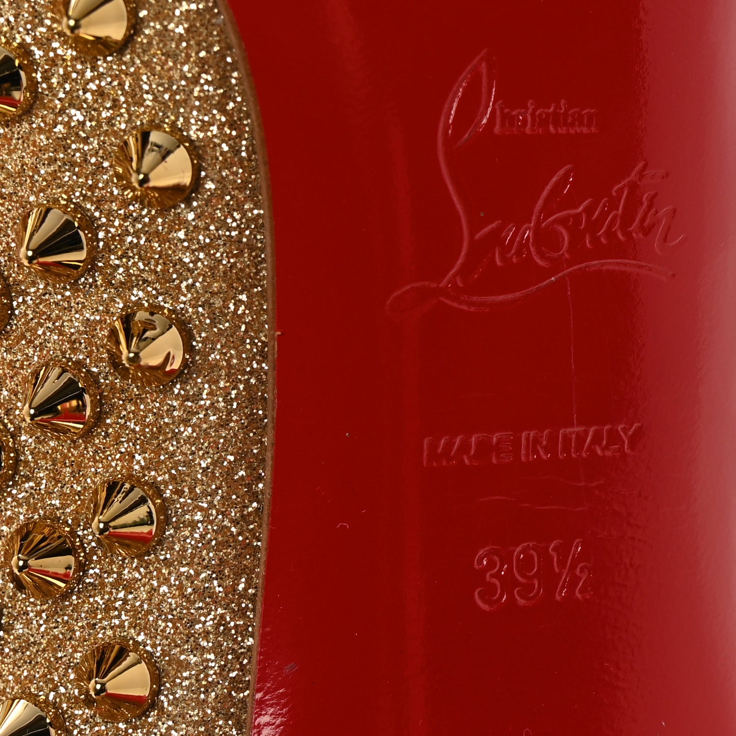 Glitter Mini Specchio Follies Spikes 100 Pumps 39.5 Gold