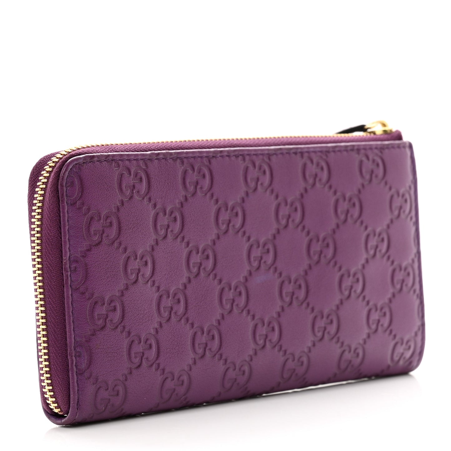 Guccissima Donna Long Wallet Purple