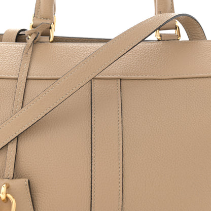 Celine Grained Calfskin Small Cabas De France Dune 8 of 12
