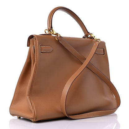Hermes Courchevel Kelly Retourne 32 Naturelle 3 of 18