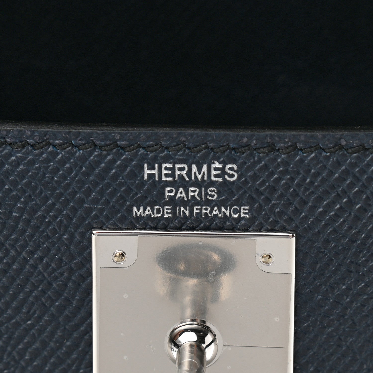 Hermes Epsom Kelly Sellier 28 Bleu Indigo 6 of 11