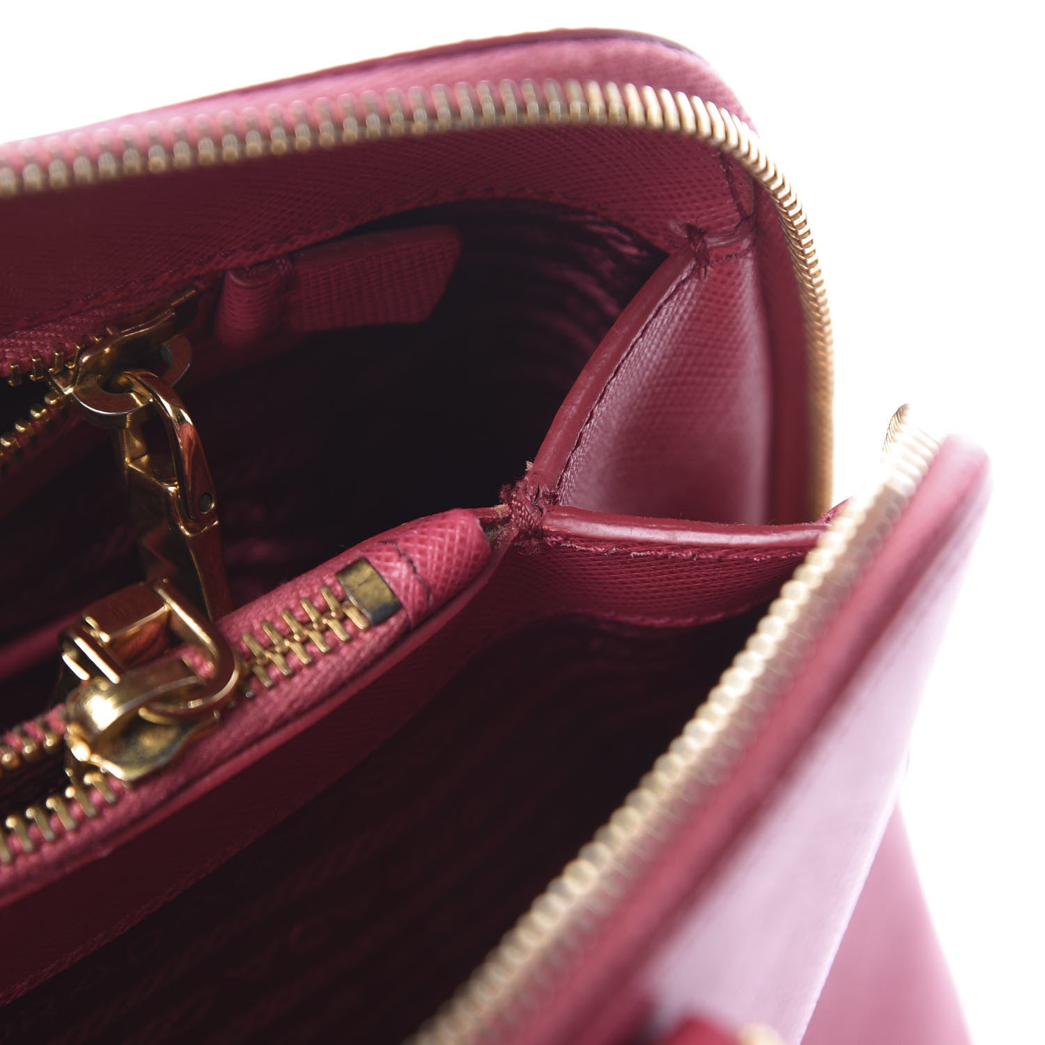 Prada Saffiano Lux Medium Promenade Tote Peonia 16 of 17