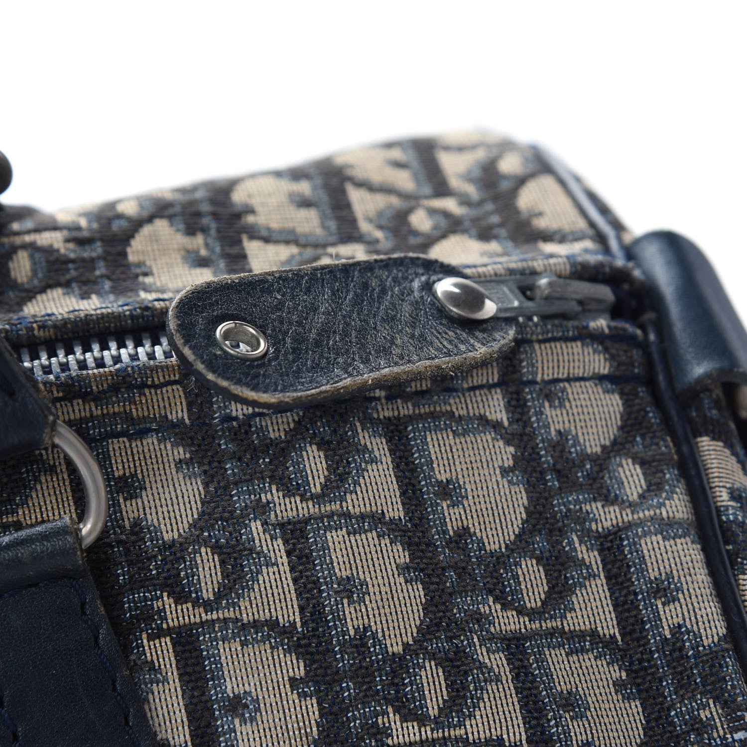 Christian Dior Monogram Boston Navy Blue 11 of 15