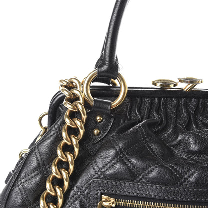 Marc Jacobs Calfskin Quilted Stam Black 12 of 14