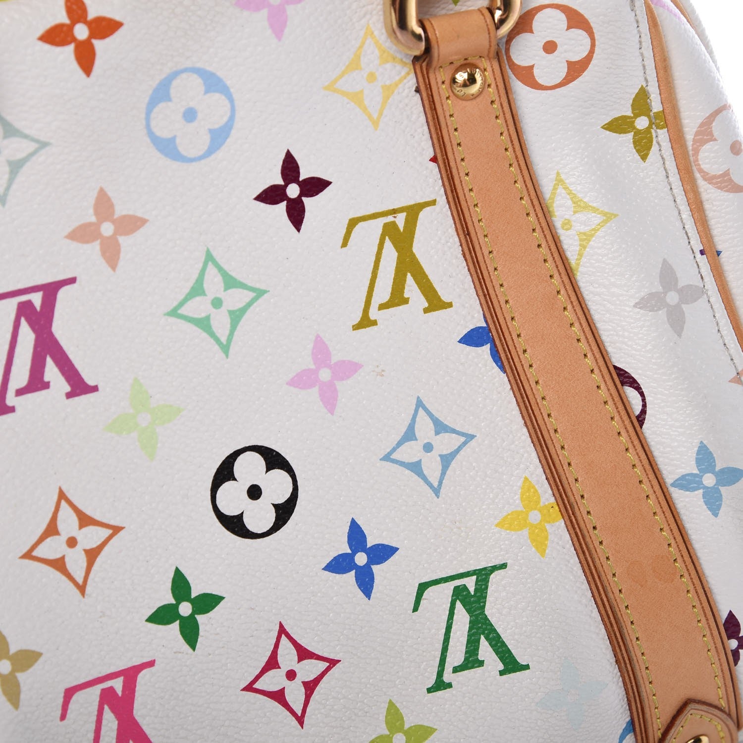 Louis Vuitton Monogram Multicolor Priscilla White 12 of 18