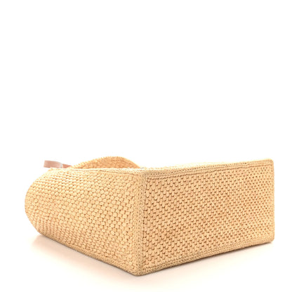 Loewe Raffia Paula's Ibiza Small Font Tote Natural Tan 4 of 9