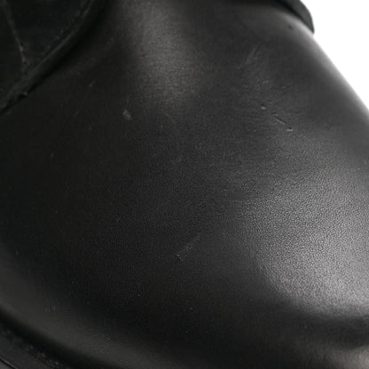 Saint Laurent Smooth Calfskin Studded Womens Punk Ranger Boots 39.5 Black 11 of 11