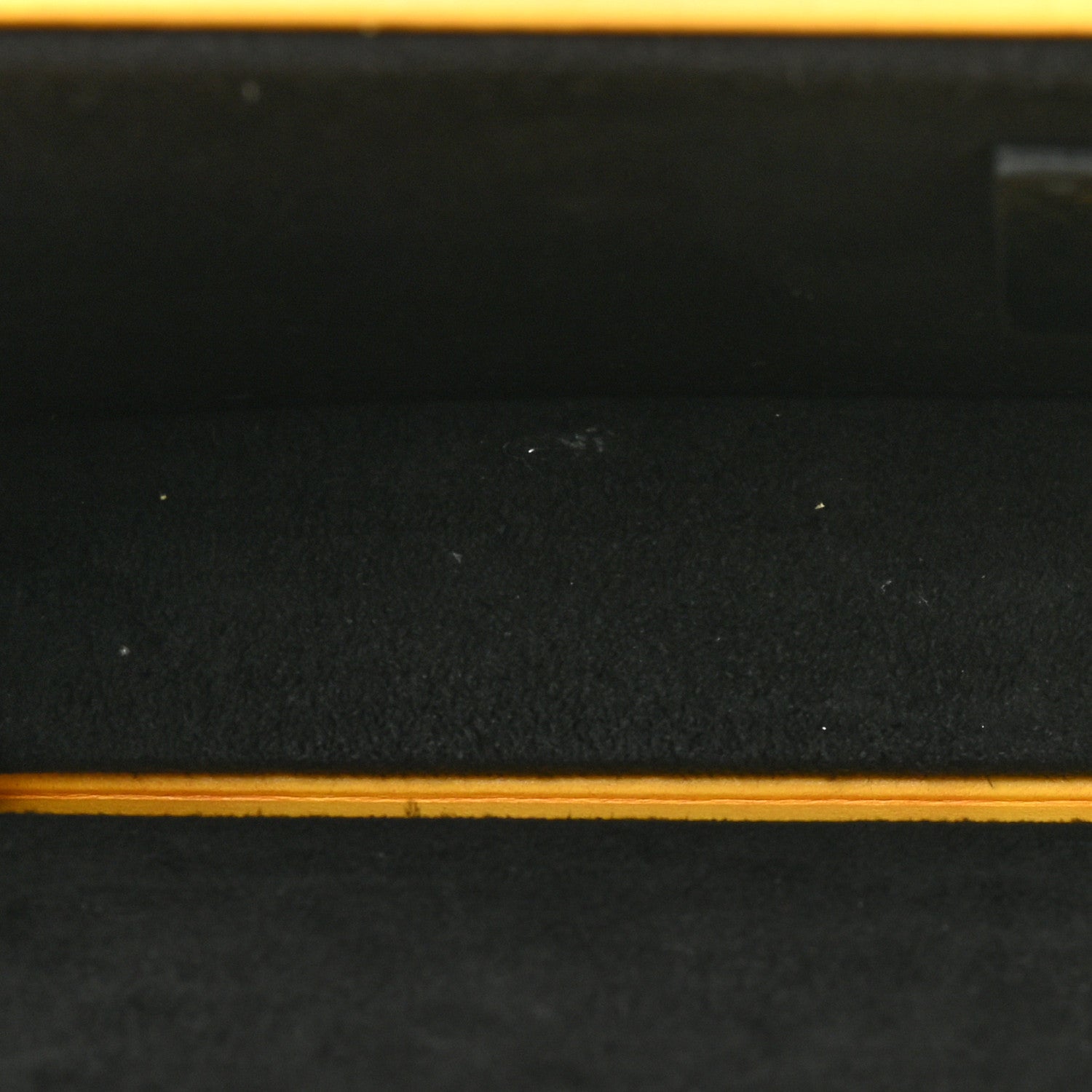 Fendi Vitello Fluffy Logo Horizontal Box Crossbody Bag Yellow Box Black 10 of 24