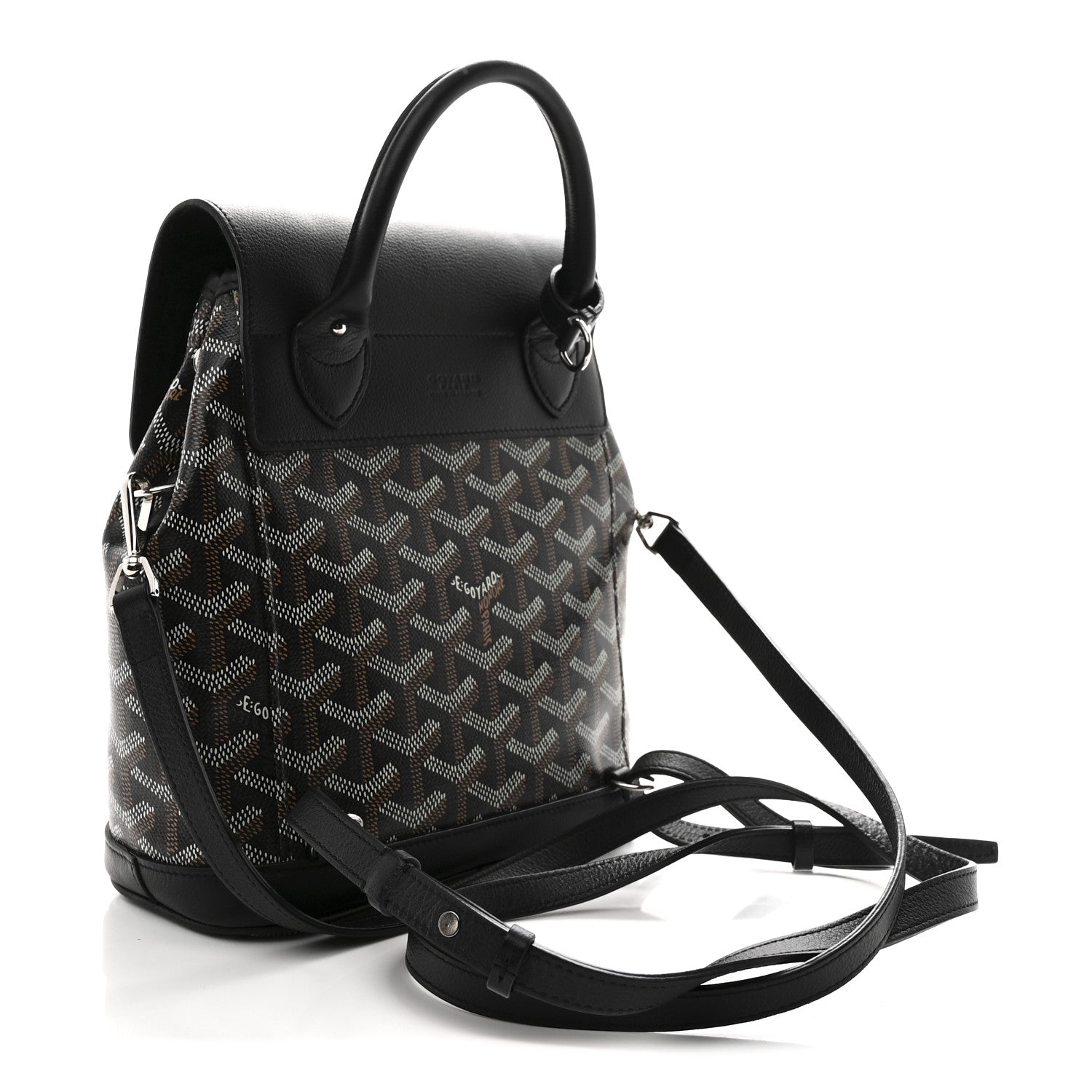 Goyard Goyardine Calfskin Mini Alpin Backpack Black 3 of 9