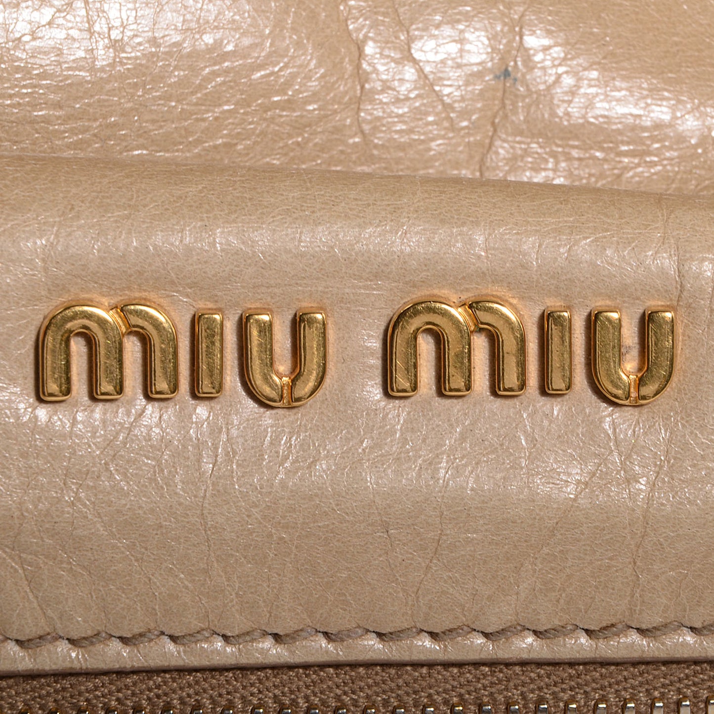 Leather Vitello Lux Bow Bag Quarzo