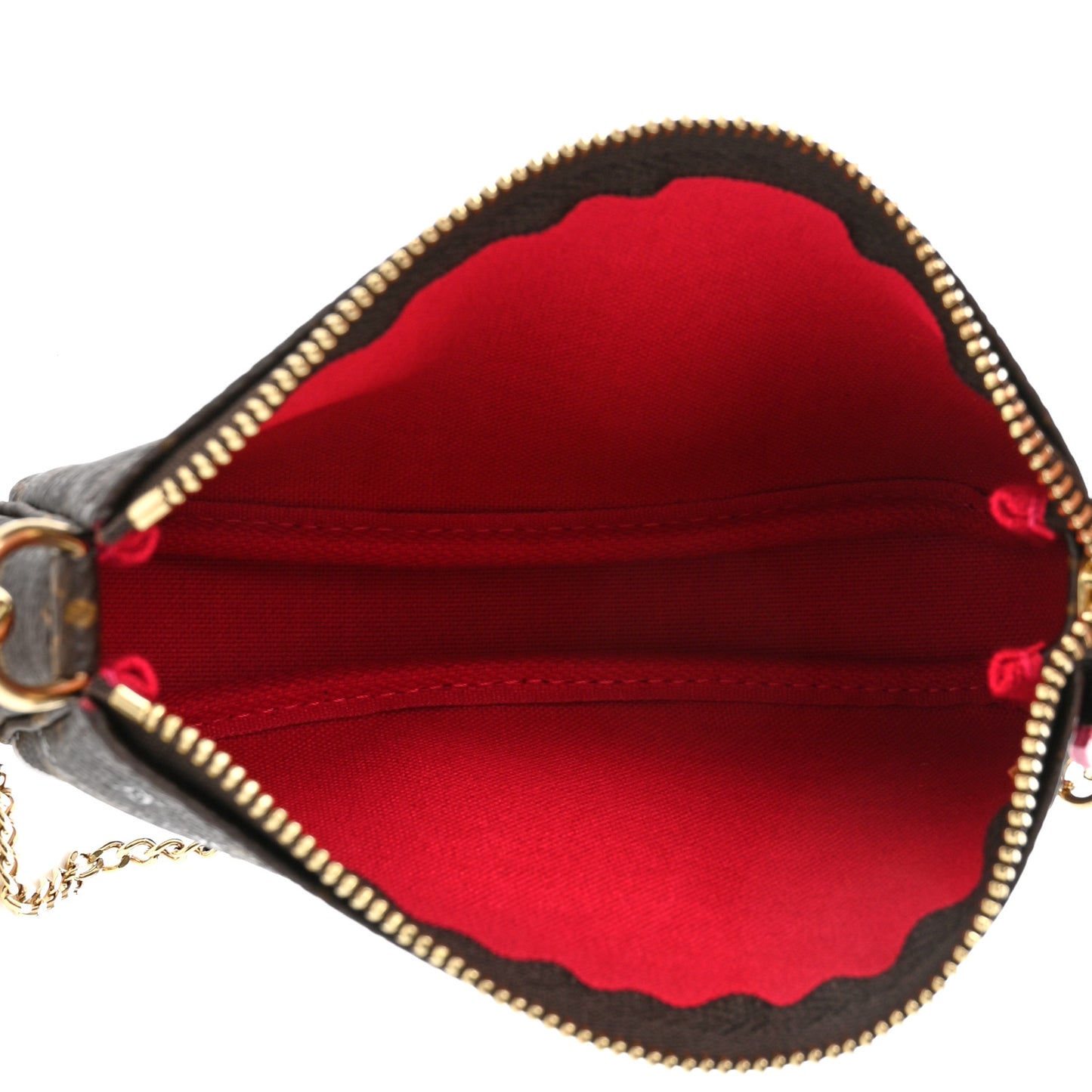 Monogram 2019 Christmas Animation Mini Courchevel Pochette Accessories Fuchsia