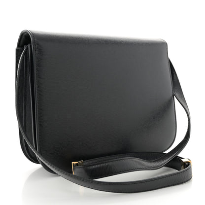 Celine Liege Calfskin Medium Classic Box Flap Bag Black 3 of 12