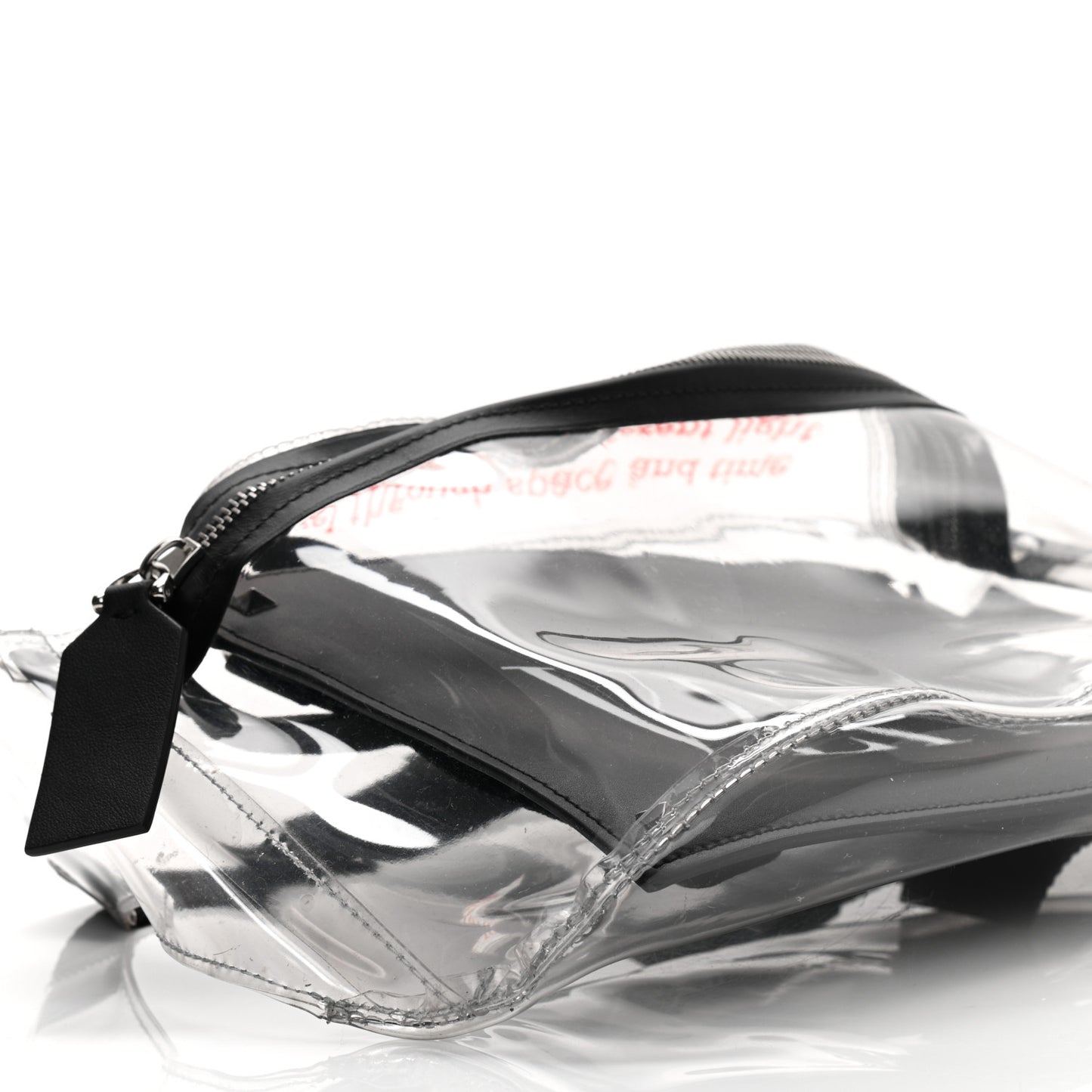 PVC VLTN Belt Bag Black