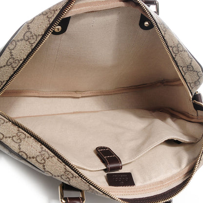 Gucci GG Supreme Monogram Briefcase Brown 5 of 8