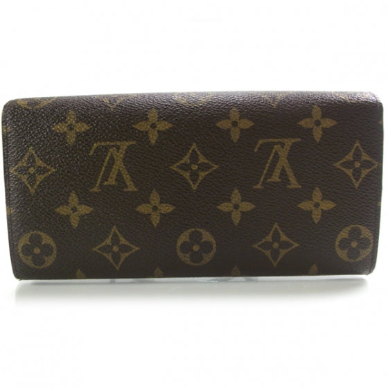 Monogram Leopard Sarah Wallet Rouge Fauviste