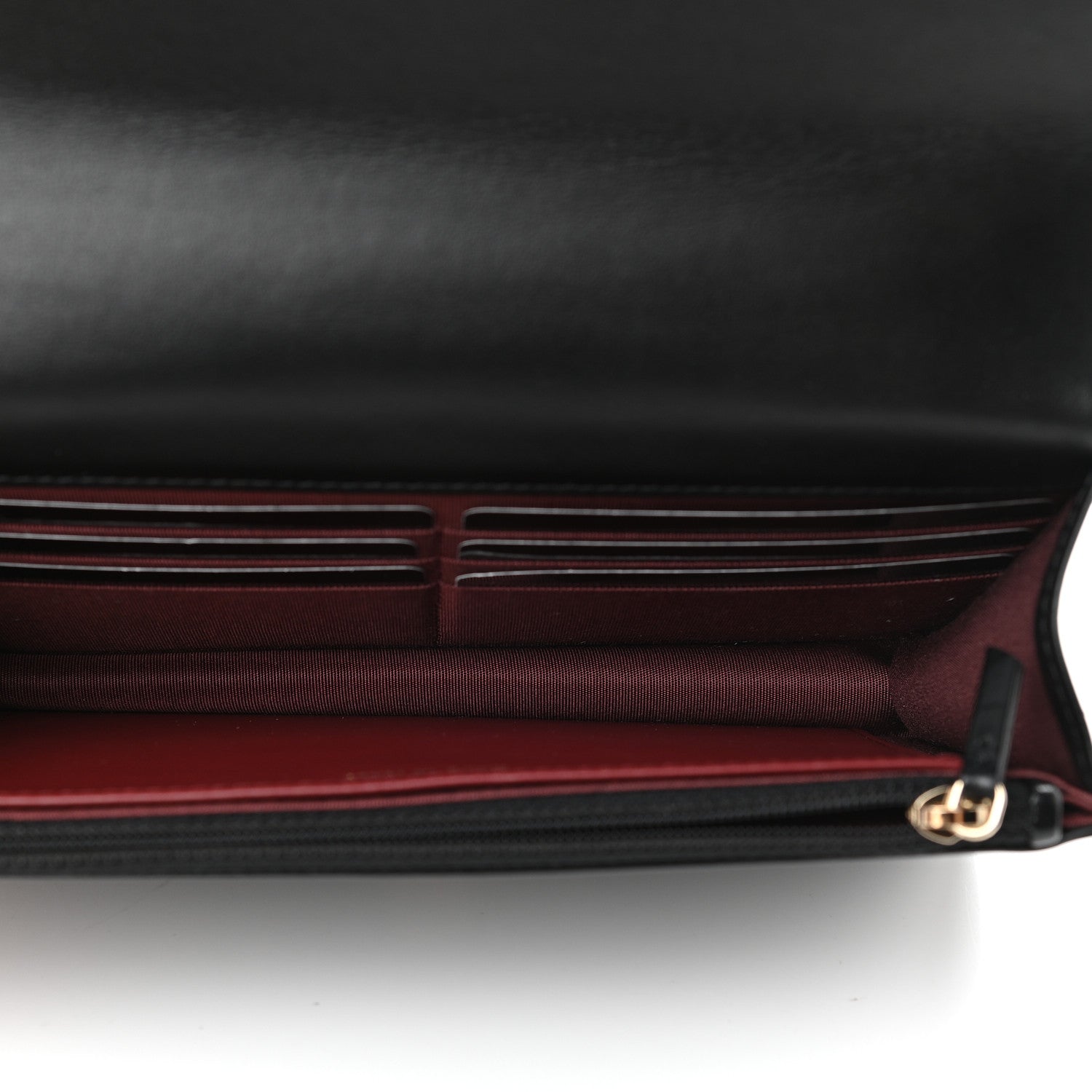 Chanel Calfskin Quilted Perfect Fit Wallet On Chain WOC Black 5 of 10