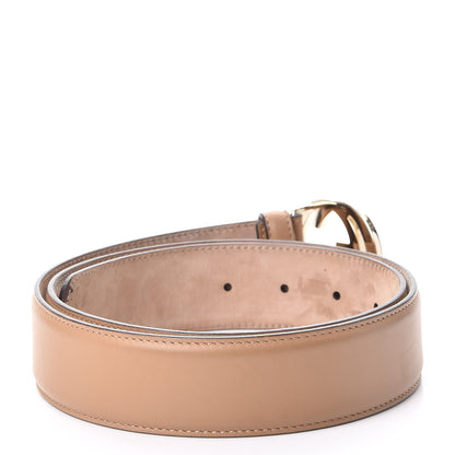 Gucci Calfskin Interlocking G 37mm Belt 90 36 Camelia 3 of 8