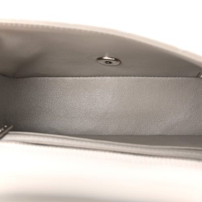 Chanel Lambskin Quilted Mini Rectangular Flap Grey 5 of 10