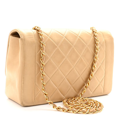 Chanel Lambskin Quilted Medium Single Flap Beige 2 of 12
