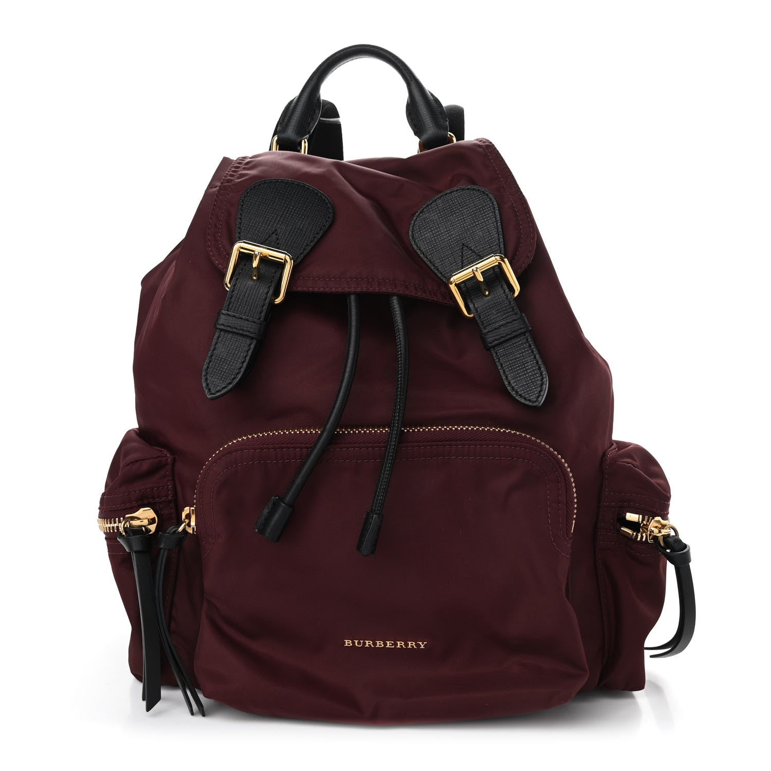 Burberry Nylon Medium Rucksack Backpack Burgundy Red 1 of 10