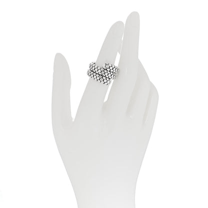John Hardy Sterling Silver Dot Double Coil Ring 54 6.75 2 of 4