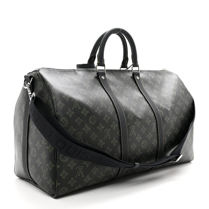 Louis Vuitton Monogram LV Record Keepall Bandouliere 50 Dark Green 2 of 8