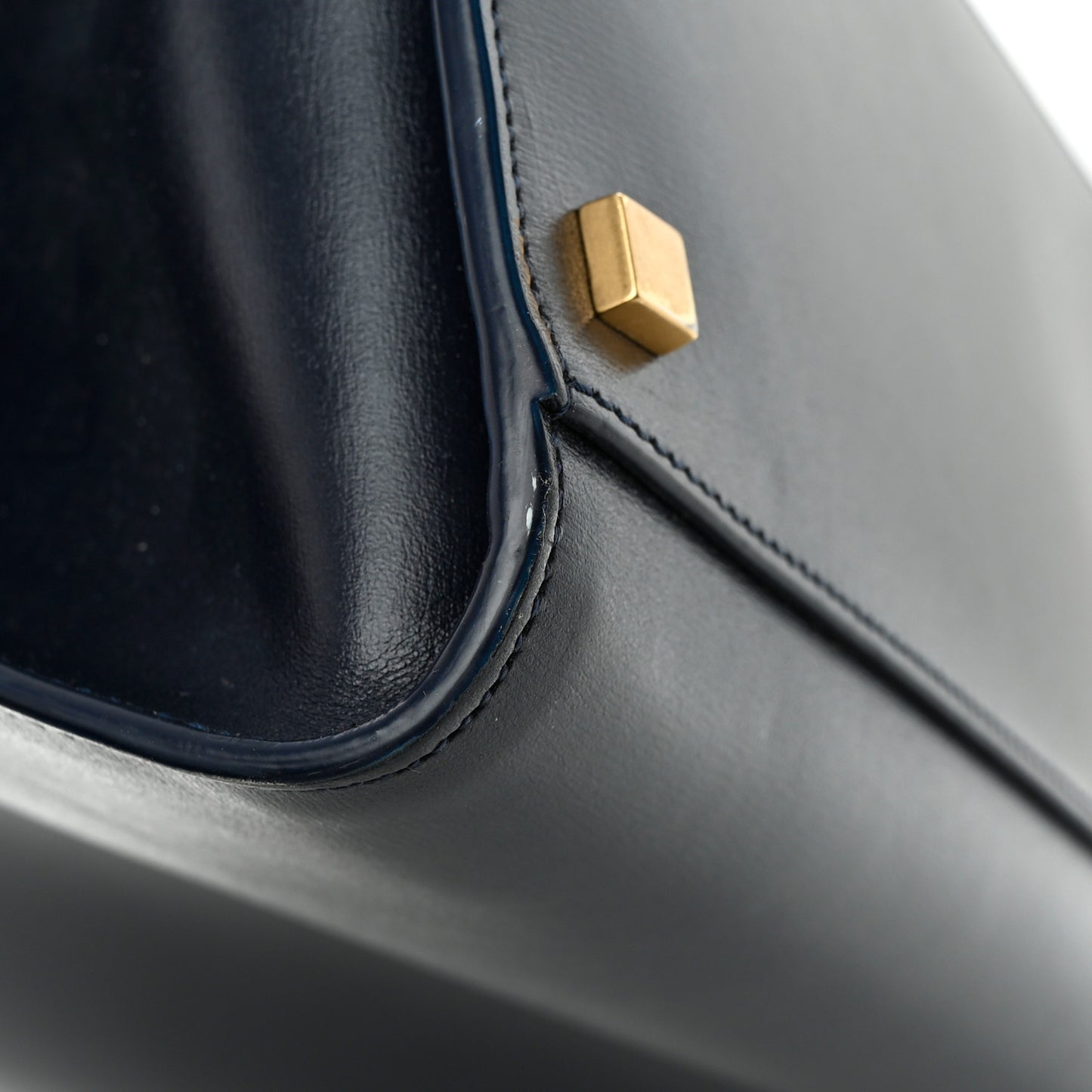 Calfskin Medium Manhattan Shopper Tote Dark Notte