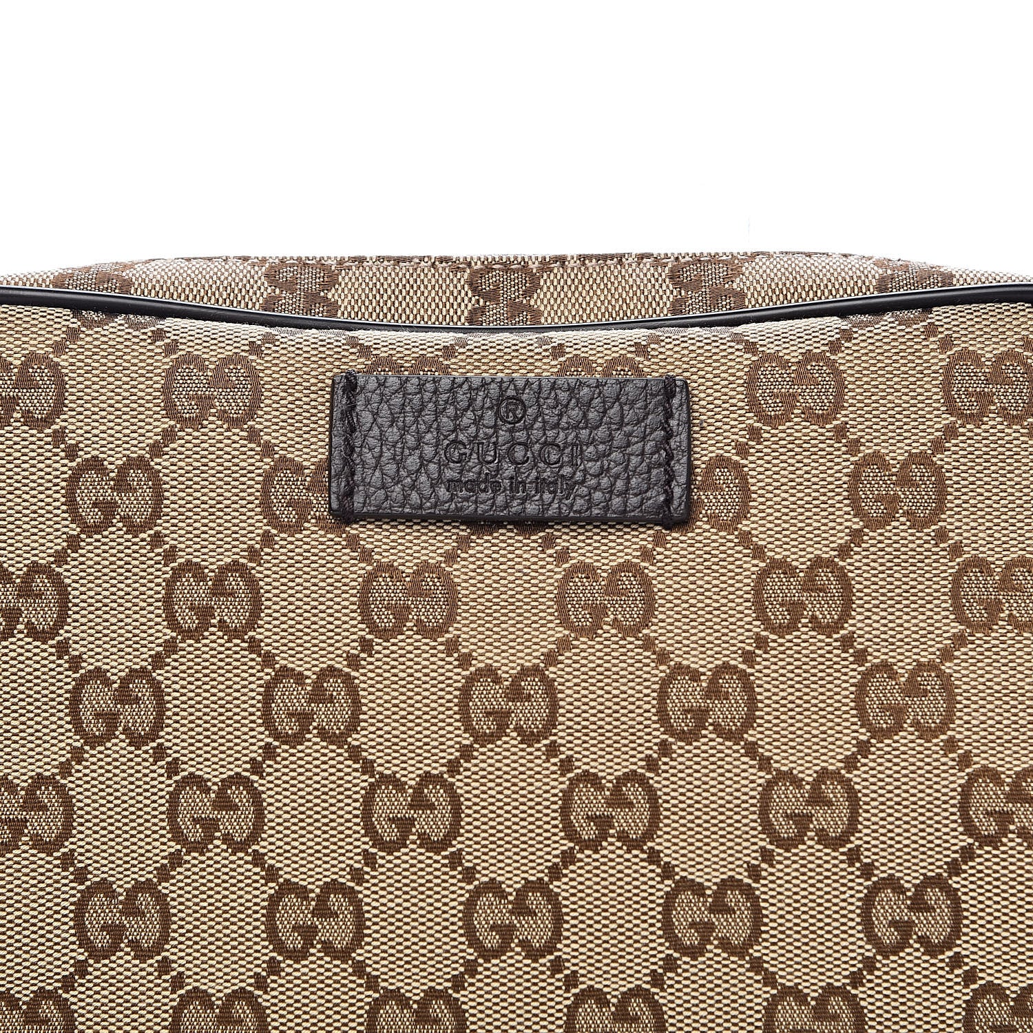 Gucci Monogram Belt Bag Dark Brown 10 of 10
