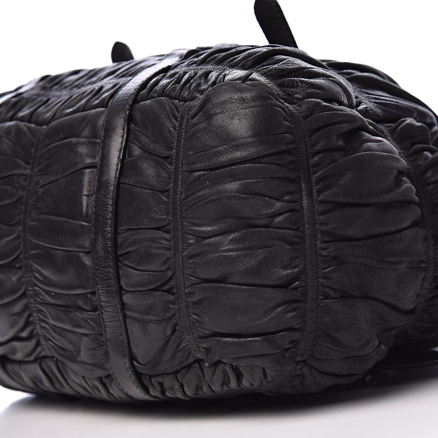 Nappa Gaufre Satchel Black