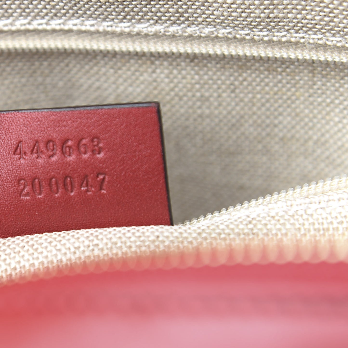 Microguccissima Medium Dome Bag Red
