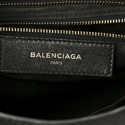 Balenciaga Chevre Gold Metallic Edge Hardware S City Black 6 of 10