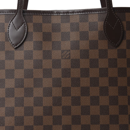 Louis Vuitton Damier Ebene Neo Neverfull MM Rose Ballerine 10 of 10